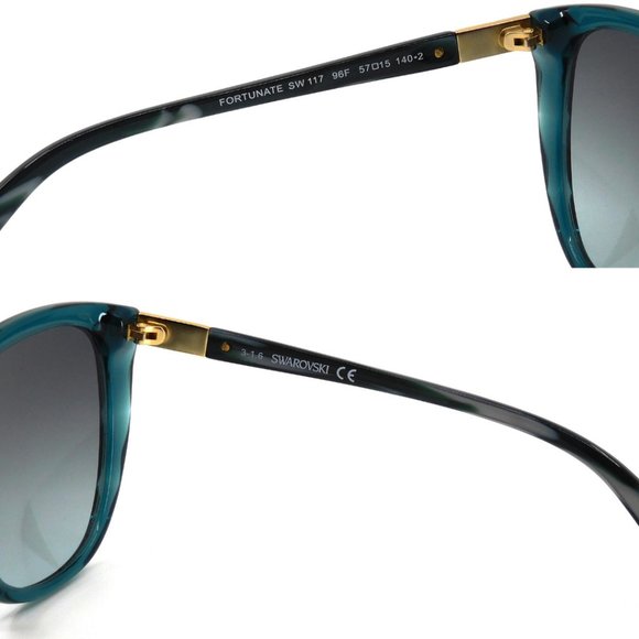 SWAROVSKI “Fortunate SW117” Green Sunglasses main image 6